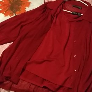 Women's Red Blouse